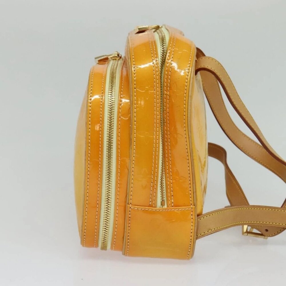 LOUIS VUITTON Monogram Vernis Marley Backpack Yellow - Picture 3 of 16